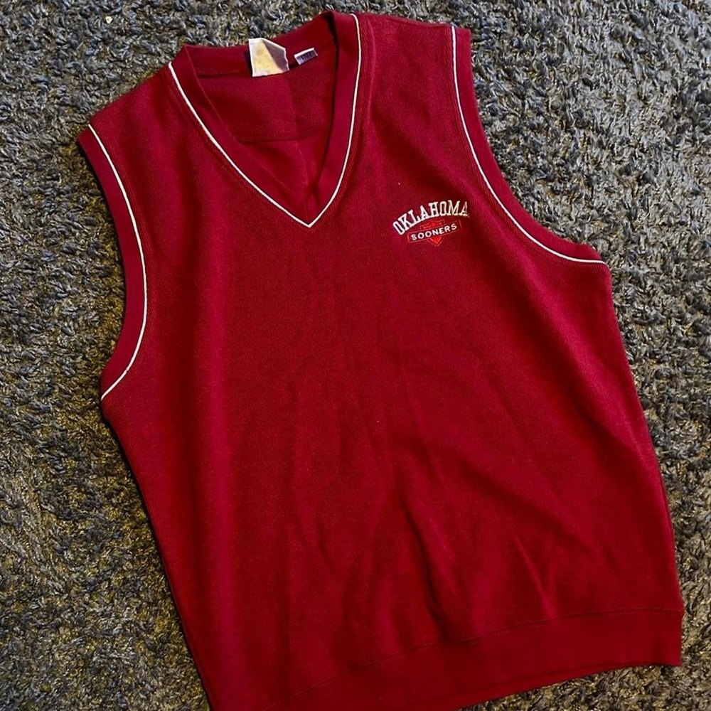 90s Oklahoma sooner vest